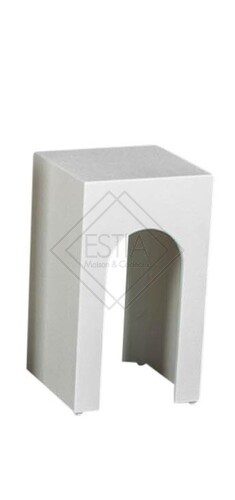 TAVOLINO RETTANGOLARE IN LEGNO, EFFETTO MARMO BIANCO SMALL (24a - 24b - 41h)