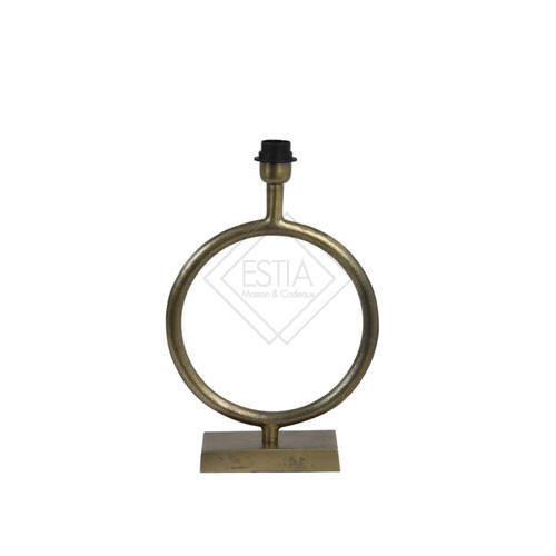 BASE PER LAMPADA IN METALLO BRONZO ANTICO (30x12,5x35 cm)